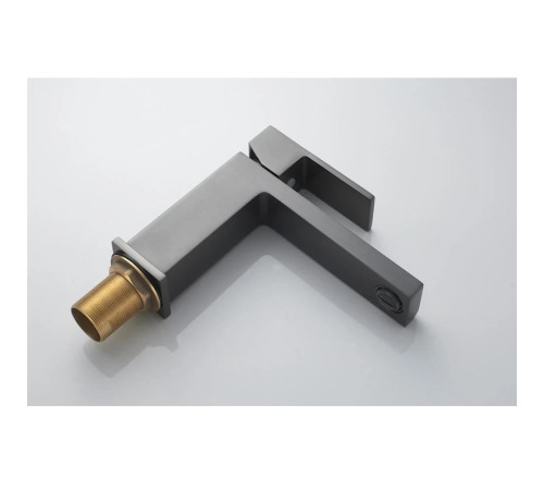 Cмеситель для раковины Knotlor KN-20/GM, оружейная сталь