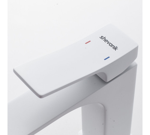 Смеситель для раковины Shevanik S6101C, белый