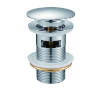 Донный клапан для раковины с переливом Maretti AC19P24015, хром