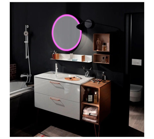 Зеркало Silver Mirrors ПерлаRGB D770 (сенсорный выключатель, мульти-цвет)