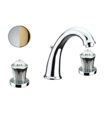 Смеситель для раковины Fiore VENERE SKY (SWAROVSKI®) 13CO0628, хром/золото