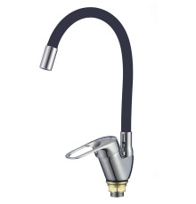 Смеситель для кухни с гибким изливом Fmark FM4104-01, хром
