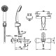 Смеситель для ванны Bravat Drop F64898C-01A, хром