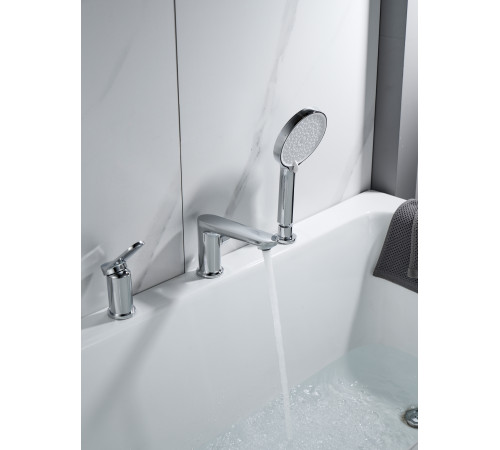 Смеситель на борт ванны Shevanik S4312, хром