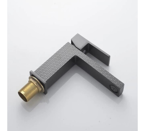Cмеситель для раковины Knotlor KN-20/GMP, оружейная сталь