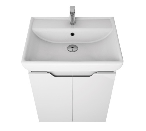 Тумба с раковиной подвесная Dreja Q Plus (D) 70 см, белый
