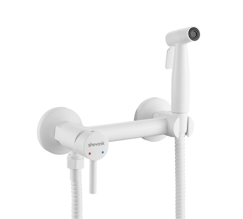 Гигиенический душ со смесителем Shevanik S107C, белый