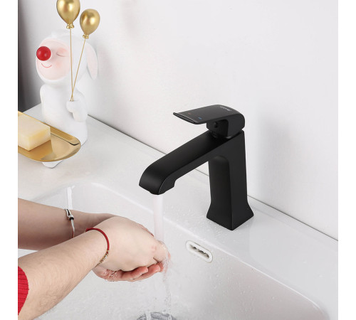 Смеситель для раковины Gappo G1050, черный
