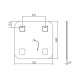 Зеркало RAVAL Призма Prz.02.700x680/W/RL, 70 см