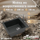 Кухонная мойка Maretti Китчен MR425-BL, черный