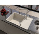 Кухонная мойка Grandex Aqua Topline 600211, белый