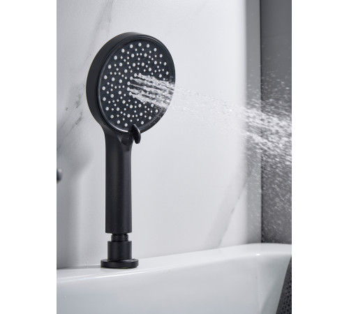 Смеситель на борт ванны Shevanik S4312H, черный