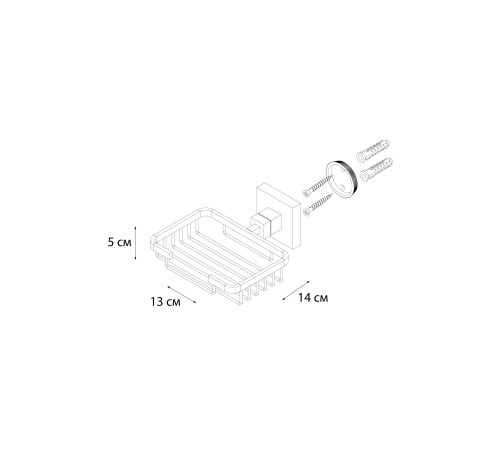 Мыльница решетка Fixsen Metra FX-11109