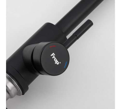 Смеситель для кухни FRAP F40899-4, черный