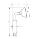 Лейка для душа Webert AC0428065, бронза