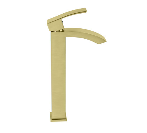 Смеситель для раковины высокий FILARETE Waterfall FL6010MG, матовое золото