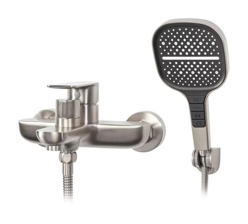 Смеситель для ванны Hansberge H4099NK, никель