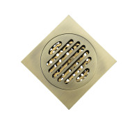 Душевой трап GAPPO G81001-4, бронза