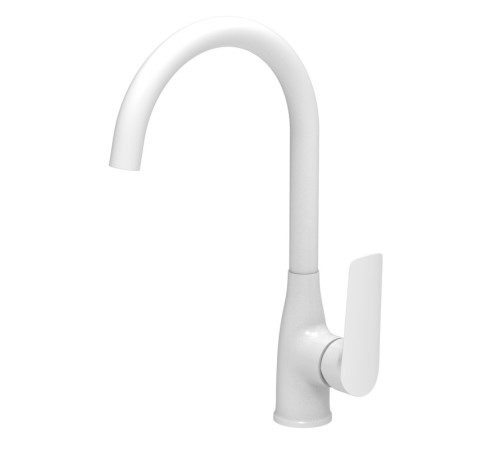 Смеситель для кухни Esko Lagos White LG519W, белый