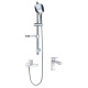 Набор для ванны 3 в 1 Grocenberg GB1009WC, белый/хром