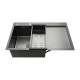 Кухонная мойка с коландером GAPPO GS7850-6L, графит