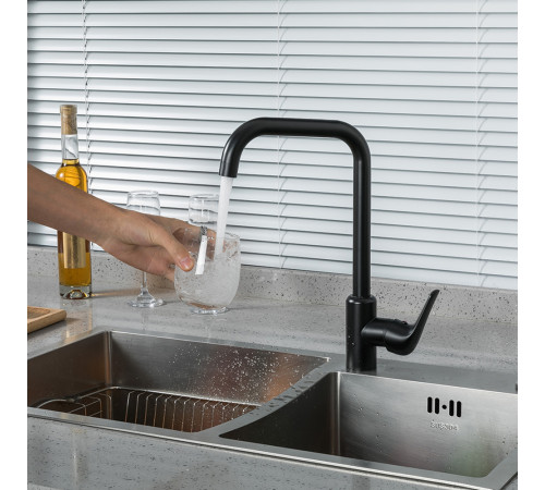 Смеситель для кухни FRUD R43052-22, черный