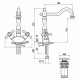 Смеситель для раковины Rav Slezak Morava MK621.5/8SM