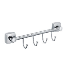 Планка с четырьмя крючками FIXSEN KVADRO FX-61305B-4, хром