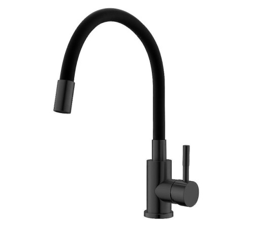 Смеситель для кухни с гибким изливом Esko Snake K44BTotal, черный