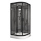 Душевая кабина Timo Premium ILMA Black ILMA901B, 100x100x222