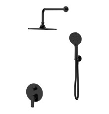 Душевая система встраиваемая ESKO Lagos Black SET6in1LGB, черный