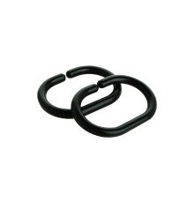 Комплект колец для шторы FIXSEN 12 шт. FX-1000B, черный