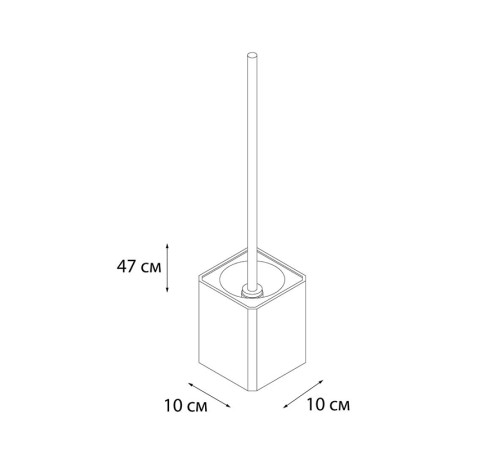 Ершик FIXSEN DONY FX-232-5, белый/голубой