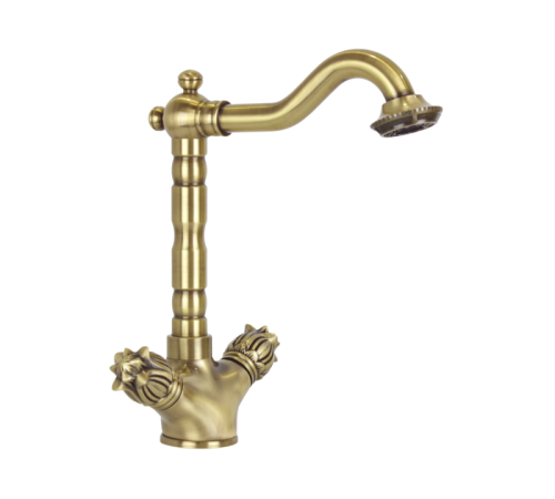 Смеситель для раковины Bronze de Luxe FLORENCE 21381, бронза