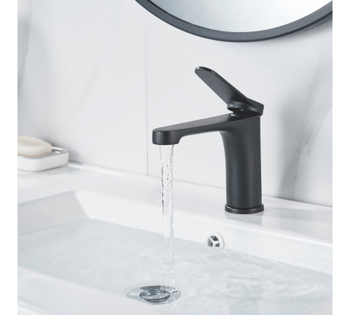 Смеситель для раковины Shevanik S6201H, черный