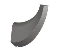 Крючок для ванной комнаты Knotlor RH103GM, оружейная сталь