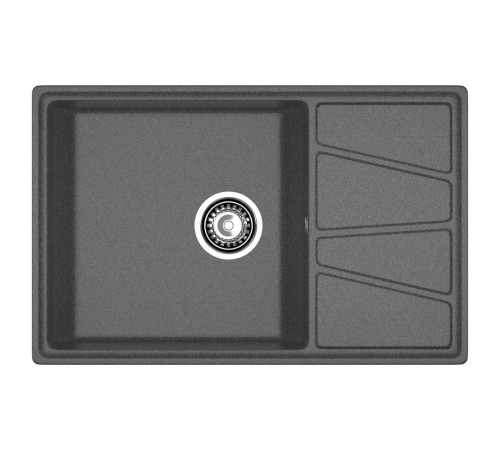 Кухонная мойка GranFest VERTEX 780L, графит