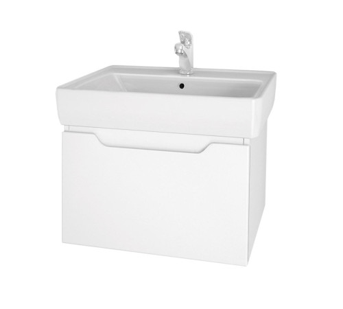 Тумба под раковину подвесная Dreja Tiny 60 см, белый