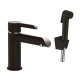 Смеситель для раковины с гигиеническим душем Haiba HB12805-7, черный