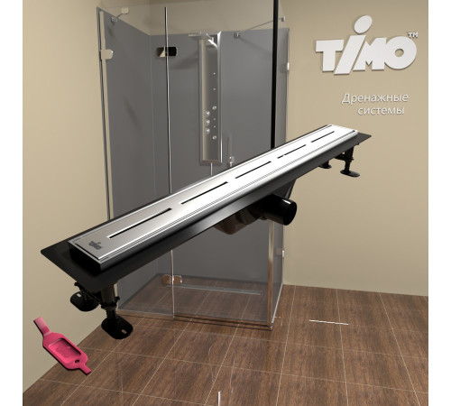 Душевой лоток TIMO Super Plast SP10700-SG10700, сатин
