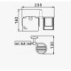 Держатель для туалетной бумаги D-Lin D242330, хром