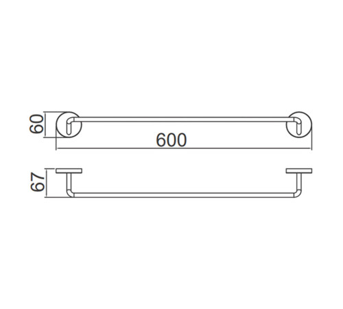 Полотенцедержатель GAPPO G30701-6, черный