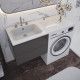 Раковина Paola Bella 1200 L, белый
