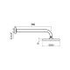Верхний душ Webert AC0013740METAL, белый