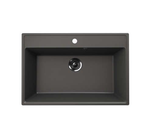 Кухонная мойка Ulgran Quartz Forte 760-09, мокрый асфальт