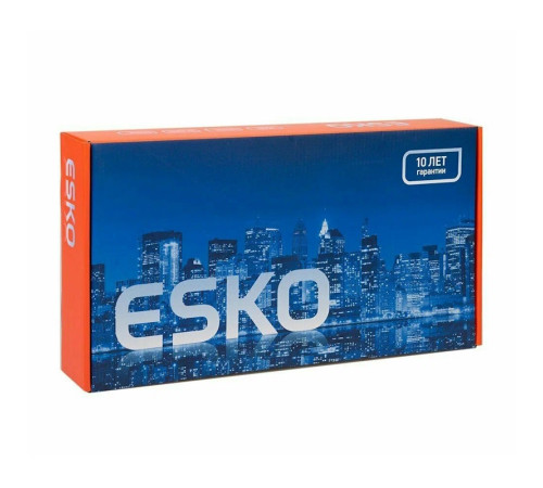 Смеситель для кухни с гибким изливом Esko Snake K44 B, сатин/черный