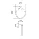 Полотенцедержатель Haiba HB8704, черный