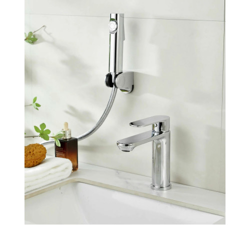 Смеситель для раковины с гигиеническим душем Maretti Флоренция FLG32RF70, хром
