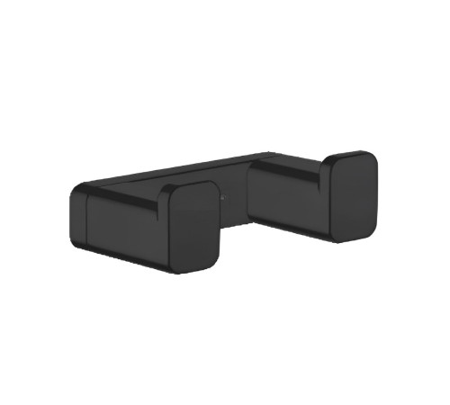 Крючок для ванной комнаты двойной Rose RG1821H, черный