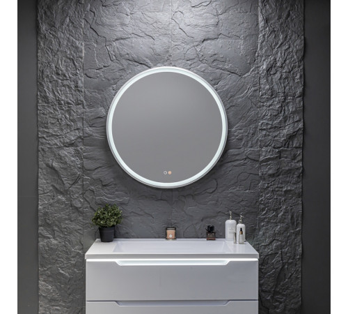 Зеркало Silver Mirrors Делуна/Deluna D800 2.2 (TX, алюм. профиль, цвет серебро, подогрев, сенсорный выключатель)
